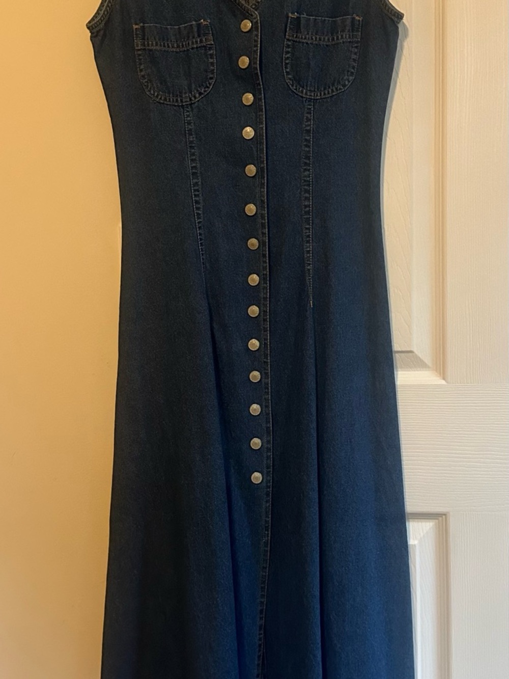 Esprit Blue Denim Dress with Green Label